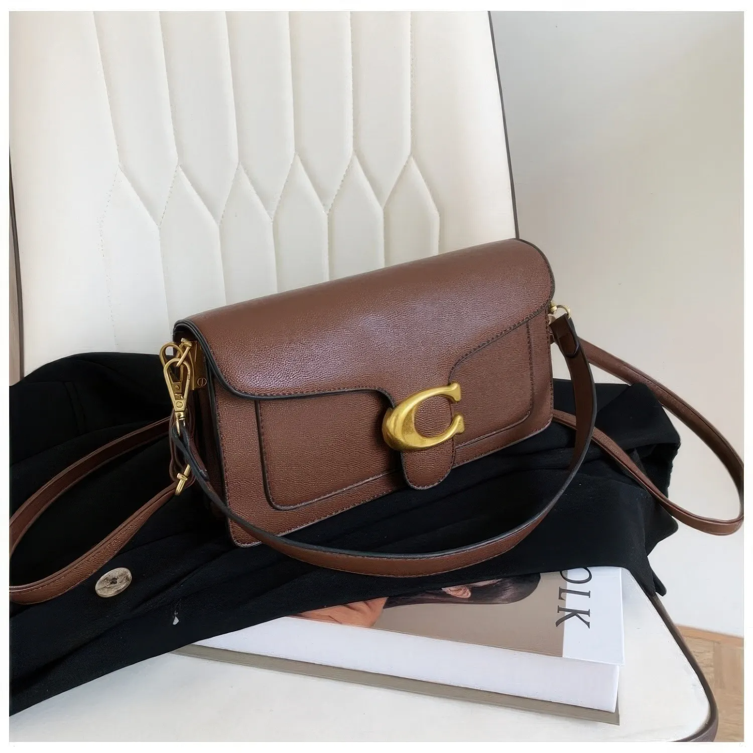 Bolsa Tabby Shoulder 26 Coach – Marrom