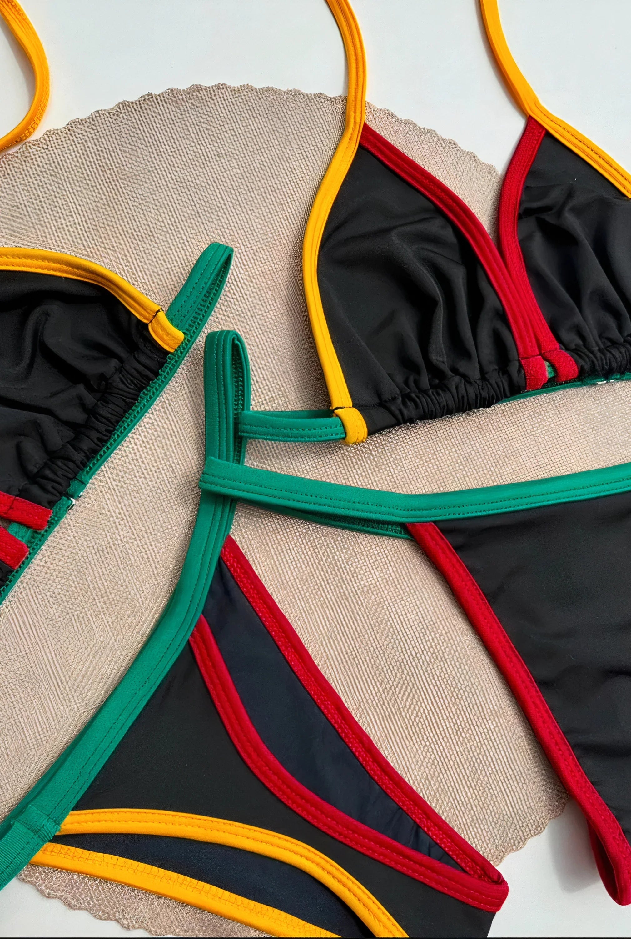 Biquini Tricolor Fita