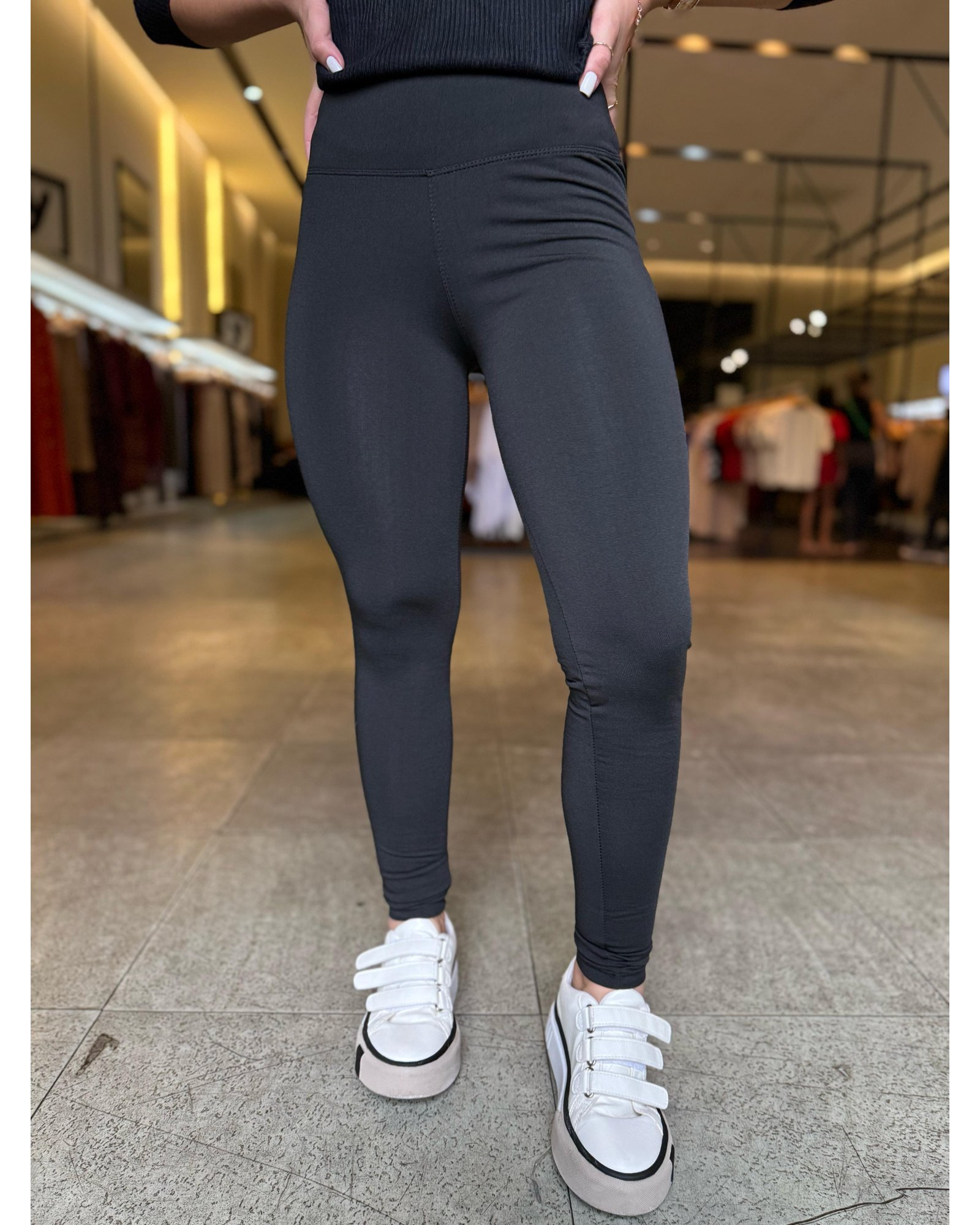 Calça Legging Flanelada
