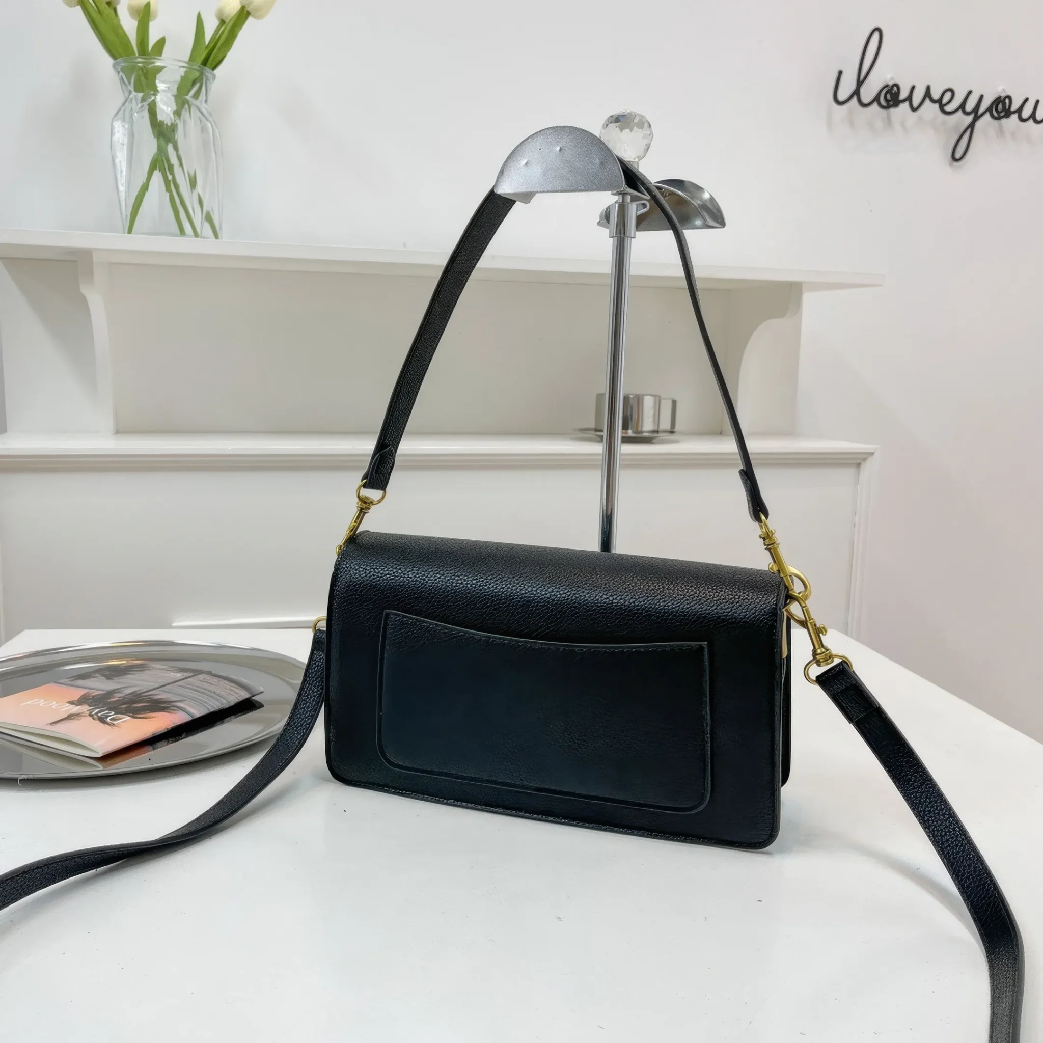 Bolsa Tabby Shoulder 26 Coach – Preto