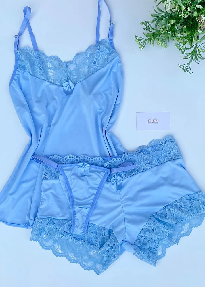 Conjunto de pijama curto + Conjunto Rêve Secret