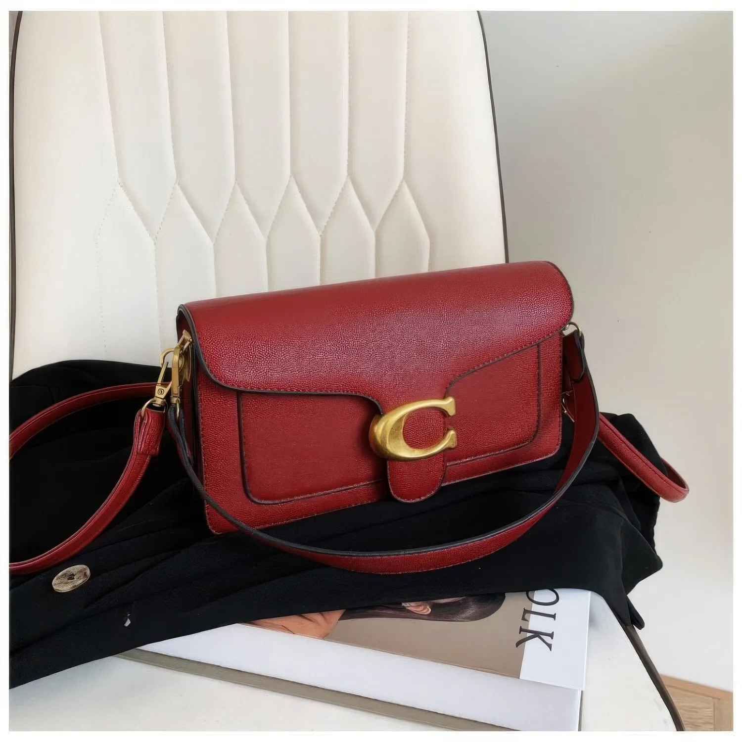 Bolsa Tabby Shoulder 26 Coach – Vinho