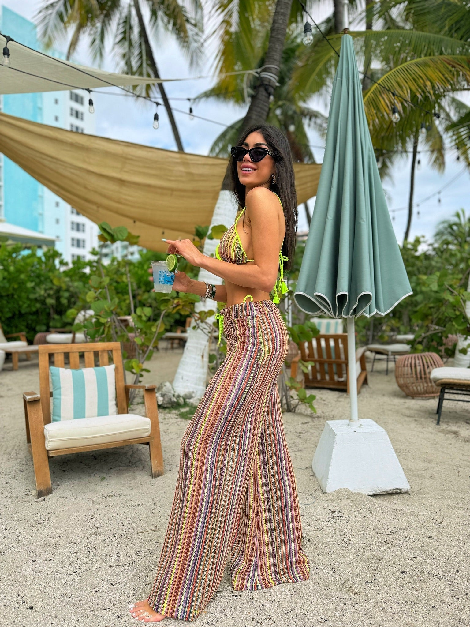 Biquini Geovanella Tricot Bali Pineapple