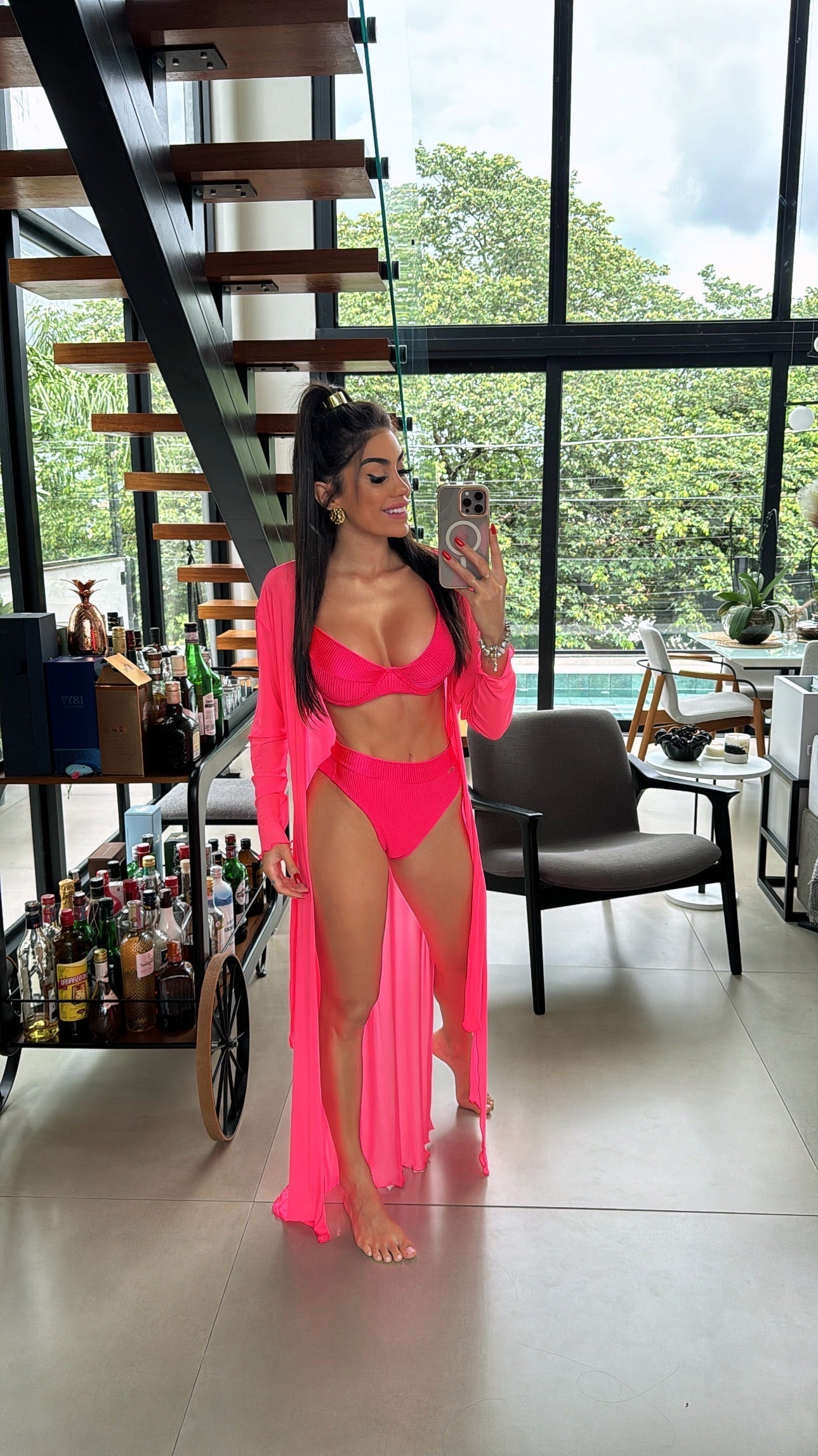 Biquini Brigitte Eden Rosa Chiclete
