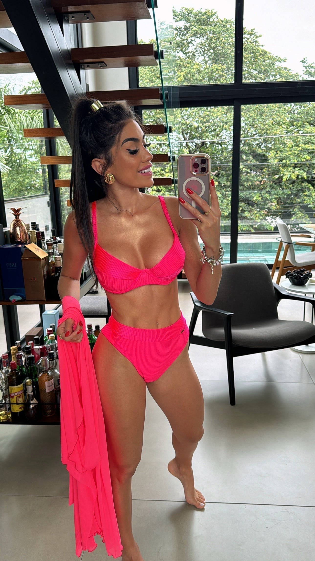 Biquini Brigitte Eden Rosa Chiclete