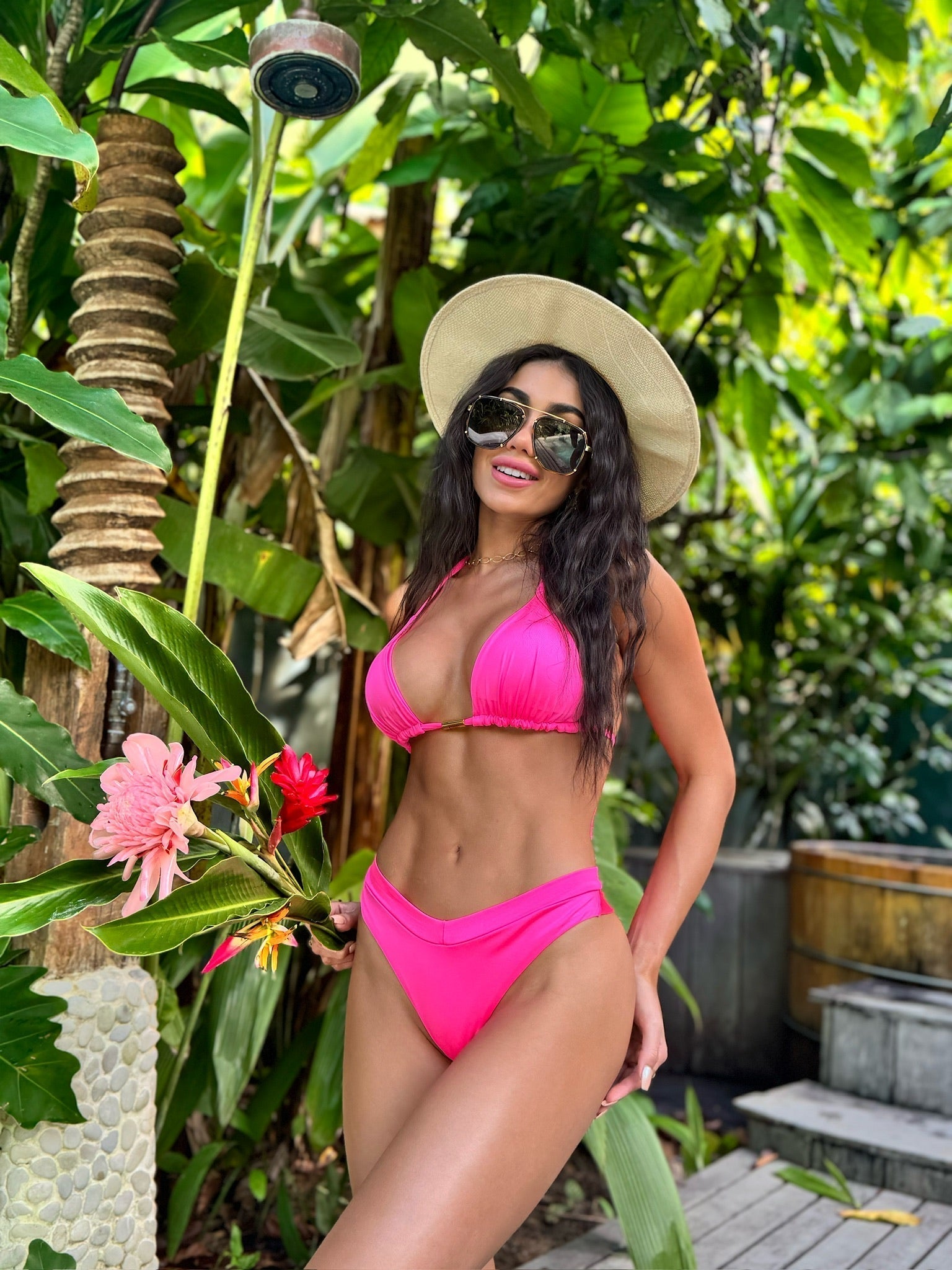Biquini Genova Glow Rosa Neon