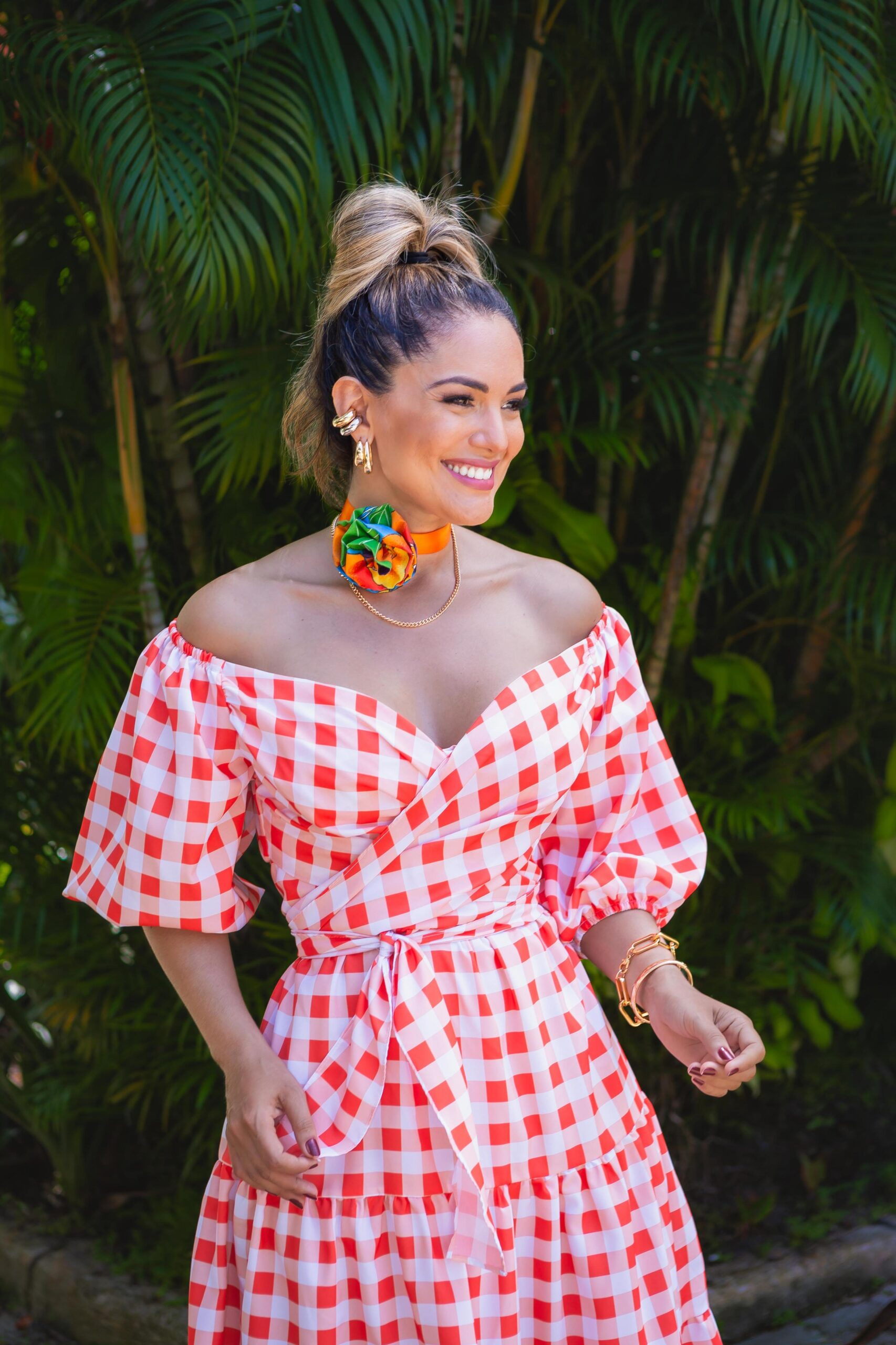 Vestido Junino Xadrez