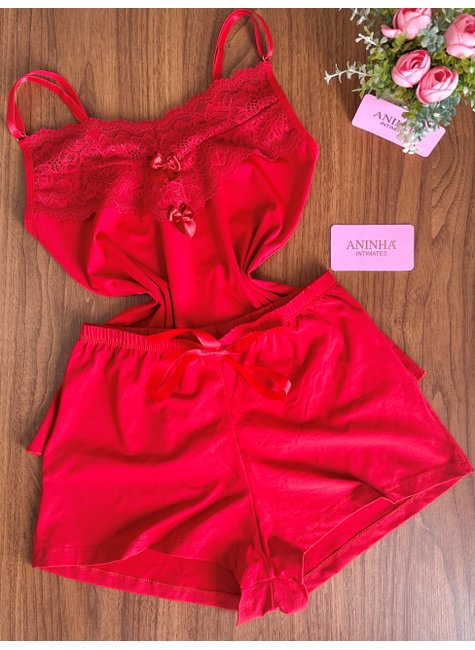 Baby Doll Aurora - Vermelho