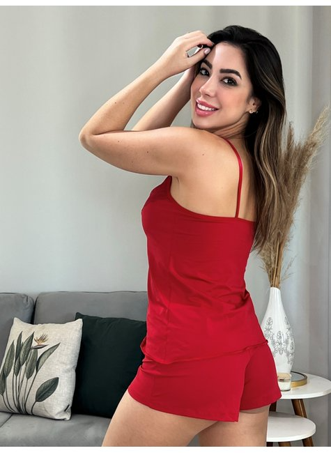 Baby Doll Aurora - Vermelho