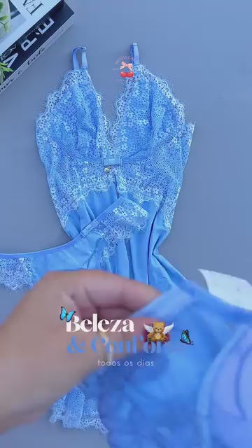Combo 4 peças: Camisola + Calcinha +Conjunto Elisée | Ultimas 3 peças