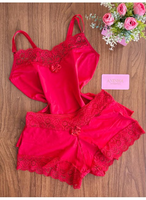 KIT Baby Doll Color - Vermelho